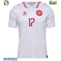 Danmark Victor Kristiansen #17 Bortedrakt EM 2024 Kortermet